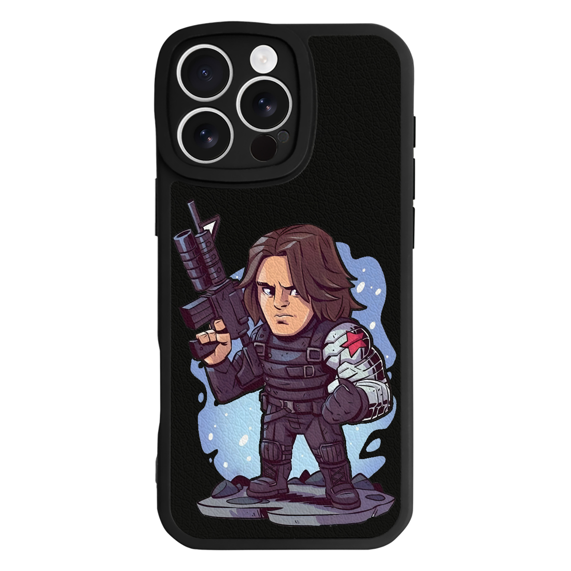 （画像用） アベンジャーズ The Avengers 【iPhone 16シリーズ対応】シリコンスマホケース（レザー調） 材質：シリコン